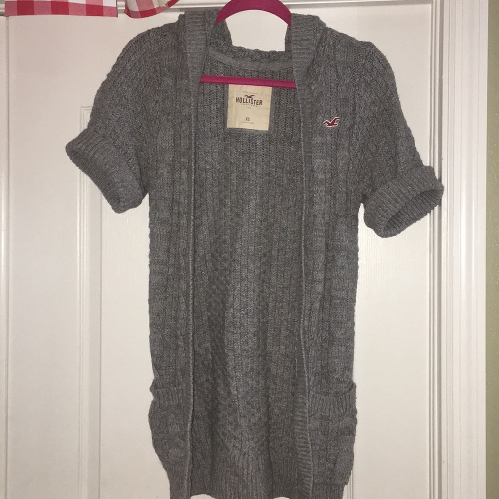 Hollister long sweater XS